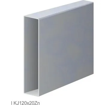 KOVIAN, s.r.o. uzavretý profil 120x20x1,25mm, zinkovaný DX51D+Z100, hladký L=6000mm, cena za kus