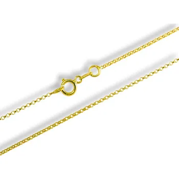 Řetízek GEMMAX Zlatý řetízek Rolo – šířka 1,8 mm, délka 40 cm – zlatý šperk ryzosti 585/1000 v Dárkovém balení s Certifikátem GUCYN-40-98481