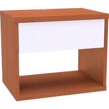 Noční stolek Noční stolek SMART s USB nabíječkou Dekor: Olše