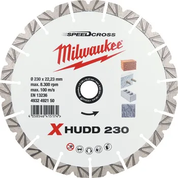 Příslušenství k nářadí MILWAUKEE Diamantový kotouč XHUDD, 230mm
