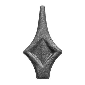 Příslušenství pro plot KOVIAN, s.r.o. DOPRODEJ! Hrot H 100 x L 53 mm, základna 18 x 12 mm