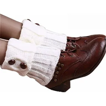 Cyklistické návleky Pletené návleky na boty bílé 15 cm Cixi F3012B