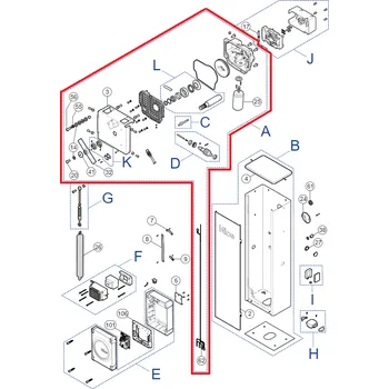 Pohon brány NICE SPAMG247B00 (A) kit motora s prevodovkou pre závoru WIDEL