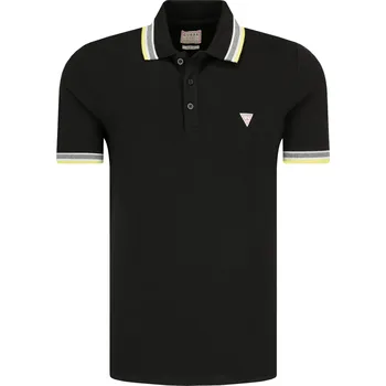 GUESS JEANS Polokošile GRADY | Barva:černý | Velikost:S