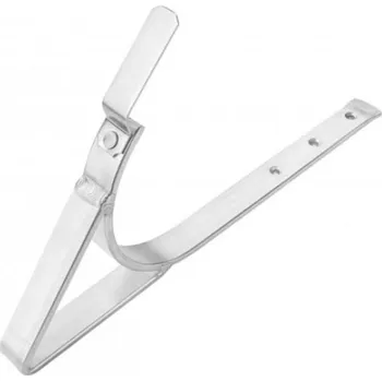 okap Hák hliníkový přírodní sámový zpevněný, pásovina 30/8 mm