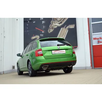 76mm Výfukový systém- Duplex Skoda Octavia RS 5E - s certifikátem ECE (992512AT-X3)