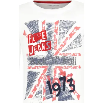 Pepe Jeans London Tričko s dlouhým rukávem THEO | Barva:bílý | Velikost:176