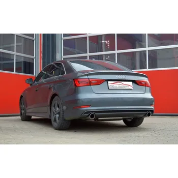 Gruppe A Výfukový systém- Duplex Audi A3 8V sedan FWD - s certifikátem ECE (991056BUS-X)