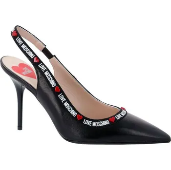 Dámské holínky Love Moschino Kůžoné jehly | Barva:černý | Velikost:36