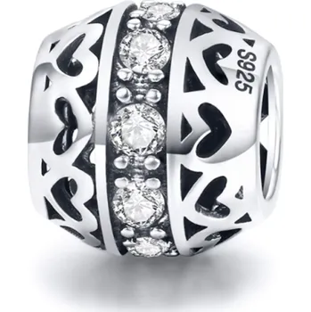 Přívěsek B-TOP Korálek HEARTS - STŘÍBRO 925