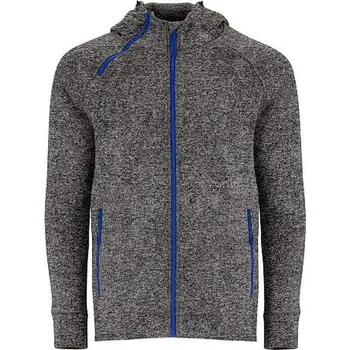 Pánská móda ROLY Mikina Everest na zip s kapucí, pánská E5064-243-L L Melír černá