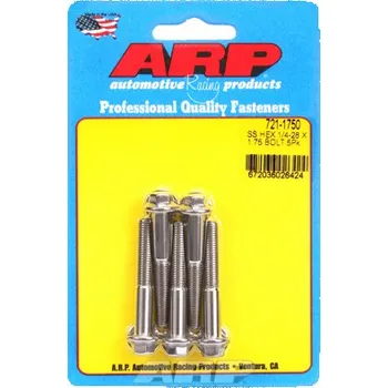 Šroub 1/4 "- 28 x 1.750 hex SS šrouby" (5ks)