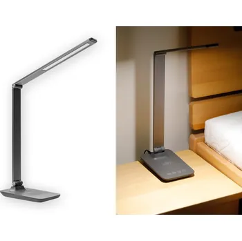 LED stolní lampička s bezdrátovým i USB nabíjením