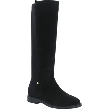 Dámské kozačky Tommy Hilfiger Kůžoné kozačky ESSENTIAL | Barva:černý | Velikost:40