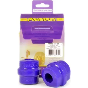 Stabilizátor nápravy Powerflex Silentblok předního stabilizátoru 24mm Citroen Picasso (2006-2013)