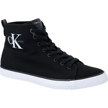 Pánské pantofle CALVIN KLEIN JEANS Plátěné tenisky Arthur | Barva:černý | Velikost:40