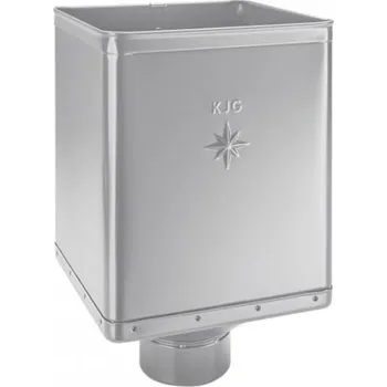 okap Kotlík pozinkovaný sběrný DESIGN bílo hliníkový 80 mm