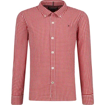 Pánská košile Tommy Hilfiger Košile GINGHAM | Barva:červený | Velikost:128