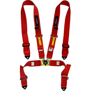 Návlek na bezpečnostní pás FIA 4 bodové bezpečnostní pásy RACES, červené