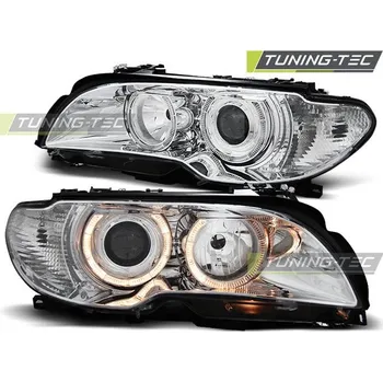 Přední světlomet PŘEDNÍ SVĚTLA ANGEL EYES CHROM pro BMW E46 04.03-06 COUPE CABRIO