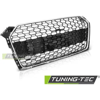 Nárazník Mřížka SPORT CHROME GLOSSY BLACK fit AUDI A5 16-19