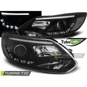 Přední světlomet PŘEDNÍ SVĚTLA FORD FOCUS MK3 11- 10.14 TUBE LIGHTS ČERNÁ