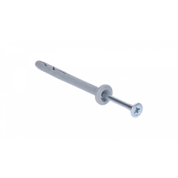 Hmoždinka Klimas hmoždinka natĺkacia 6x60 s hríbovým límcem a vrutem 3.9x65 se zápustní hlavou