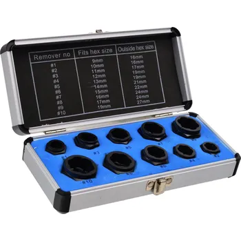 Sada nářadí Sada nástrčných klíčů na odstranění poškozených šroubů