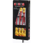 FORCE 8 dílná sada izolovaných šroubováků + elek. zkoušečka 110-250V