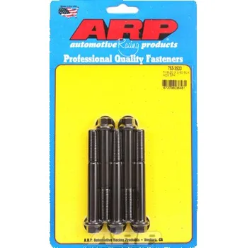 Šroub 7/16 "- 20 x 3.500 hex černý oxid šrouby" (5ks)