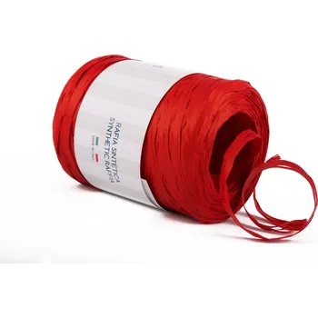 Stuha Stuha rafie matná 6802 5mm x 200m - 77 červená