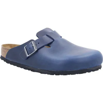 Pánská obuv Birkenstock Kůžoné pantofle Boston | Barva:tmavě modrá | Velikost:40