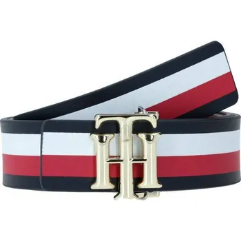 Opasek Tommy Hilfiger Kožený oboustranný opasek | Barva:červený | Velikost:85