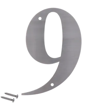 Zábradlí KOVIAN, s.r.o. Číslo domové 9, (156x1.5mm), s dierami, brúsená nerez K320 / AISI 304