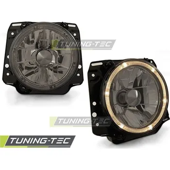 Přední světlomet PŘEDNÍ SVĚTLA ANGEL EYES KOUŘOVÉ pro VW GOLF II 2 08.83-08.91