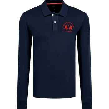Pánské tričko La Martina Polokošile milo | Barva:tmavě modrá | Velikost:M