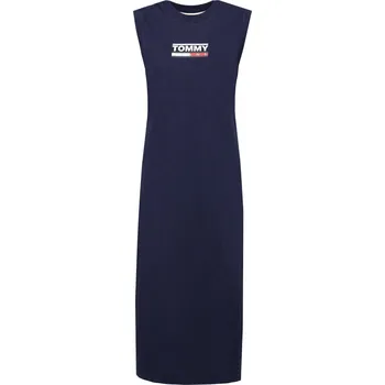 Dámské šaty Tommy Jeans Šaty TJW LOGO | Barva:tmavě modrá | Velikost:XS