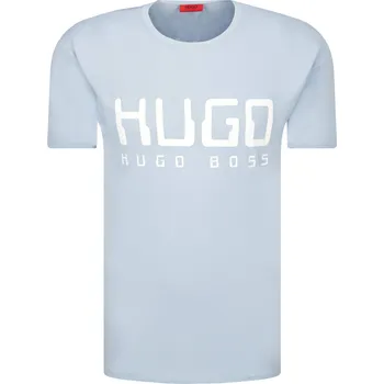 HUGO tričko dolive203 | Barva:světlo modrá | Velikost:XXL
