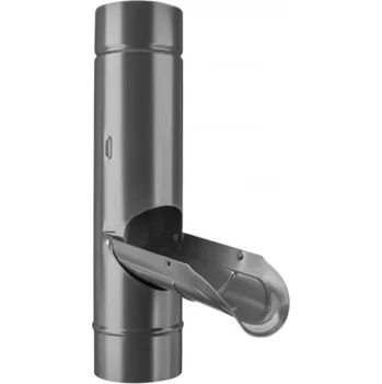 sběrač dešťové vody Zachytávač vody pozinkovaný antracit 120 mm