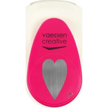 Dětské razítko Vaessen Creative Raznice úzké srdce 3,7×2,2cm