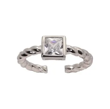 Prsten Stříbrný prsten s kamenem