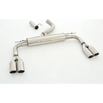 Tlumič výfuku 76mm sportovní tlumič výfuku- Duplex Audi A3 8V sedan Quattro - s certifikátem ECE (971058TSLD-X3-X)