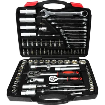 Gola sada Sada ráčen, adaptérů, nástavců a nástrčných klíčů 1/2 a 1/4" - 94 ks