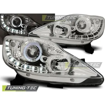 Přední světlomet PŘEDNÍ SVĚTLA PEUGEOT 107 05-11 DAYLIGHT CHROM