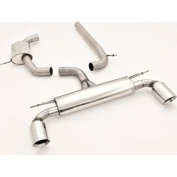 76mm Výfukový systém- Duplex VW Golf VII GTI / Performance - s certifikátem ECE (991453GD-X3-X)