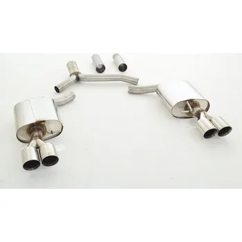 Tlumič výfuku 76mm sportovní tlumič výfuku- Duplex Audi A5 B8 Sportback FWD a Quattro - s certifikátem ECE (971034SLD-X3-X)