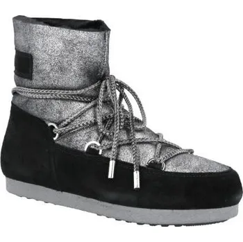 Dívčí sněhule Moon Boot Kůžoné sněhule F.SIDE | Barva:stříbrný | Velikost:37