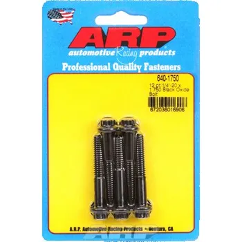 Šroub 1/4 "- 20 x 1.750 12pt černý oxid šrouby" (5ks)