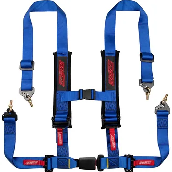 Návlek na bezpečnostní pás 4-bodové bezpečnostní pásy RACES Tuning, 2" (50 mm), modrá