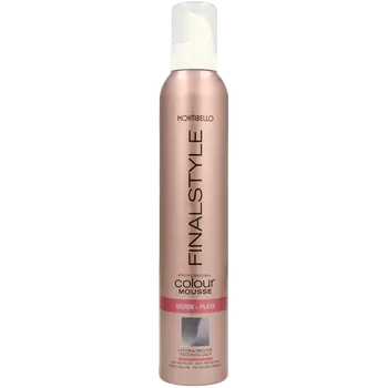 Stylingový přípravek Montibello Finalstyle barvicí pěna na vlasy stříbrná, 320 ml